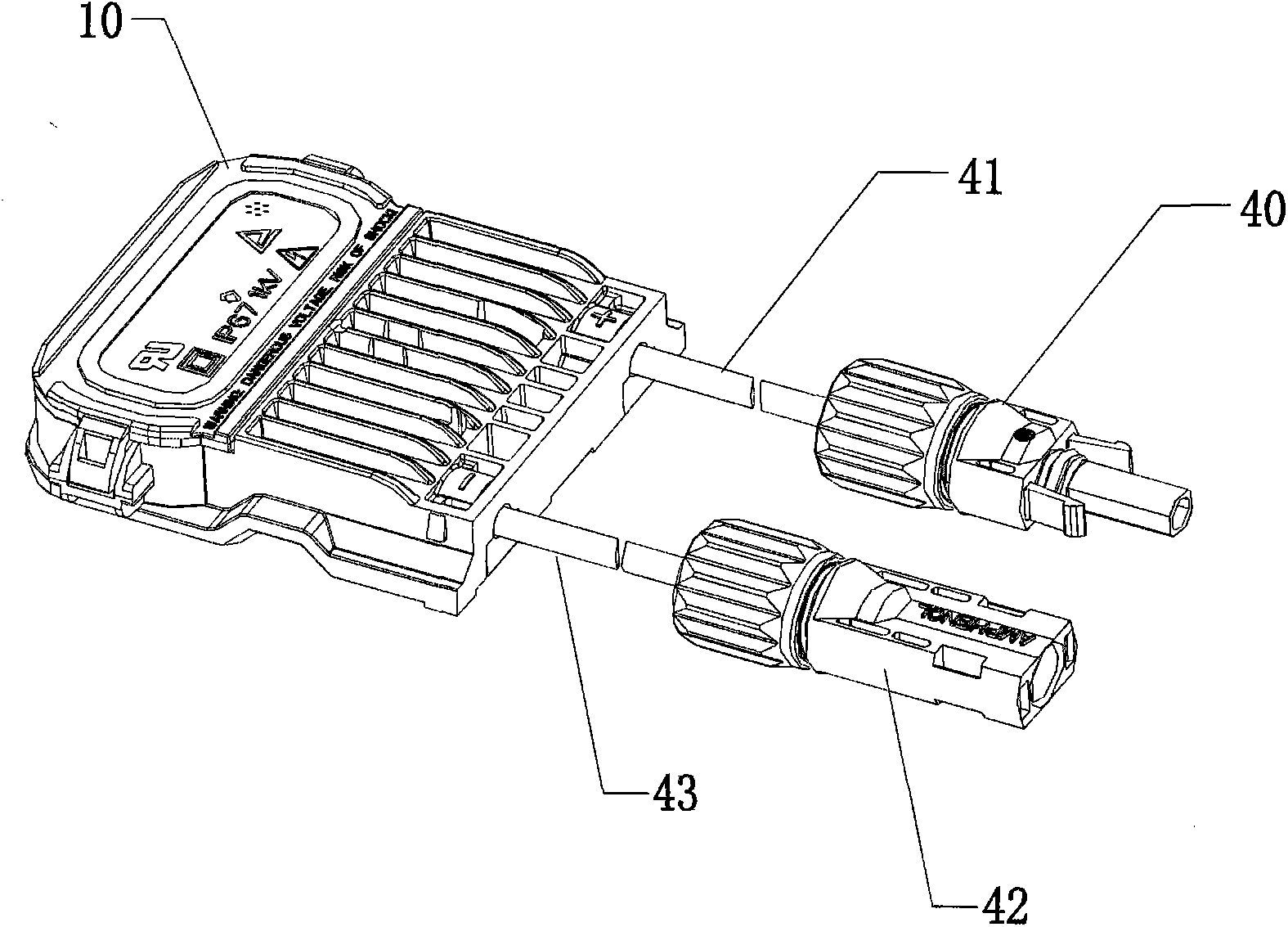 Waterproof and ventilating structure of solar junction box