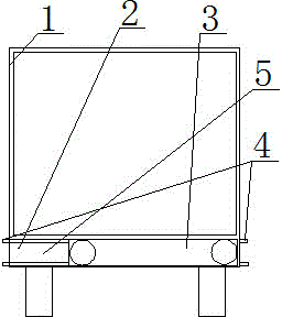 Propelled type automatic feeding device and feeding method for large-scale straw gas