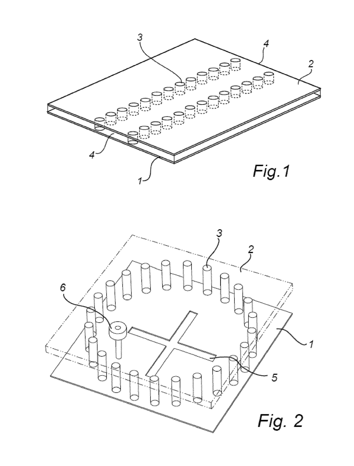 A microwave or millimeter wave RF part realized by die-forming