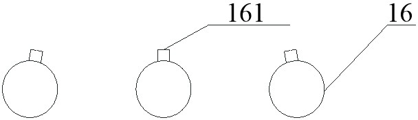 Dry-method sand-fruit separation device