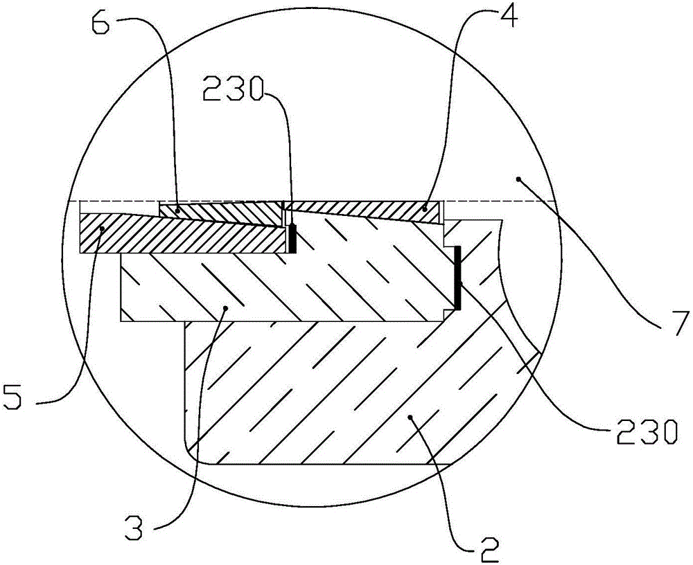 Fire and explosion protection structure installed on cable intermediate head, and use method thereof