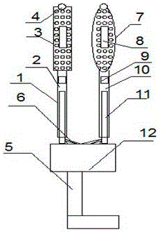 Steel pipe polishing device