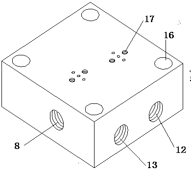 Six-way valve structure for online monitoring and detection of oil gas chromatogram and application method thereof