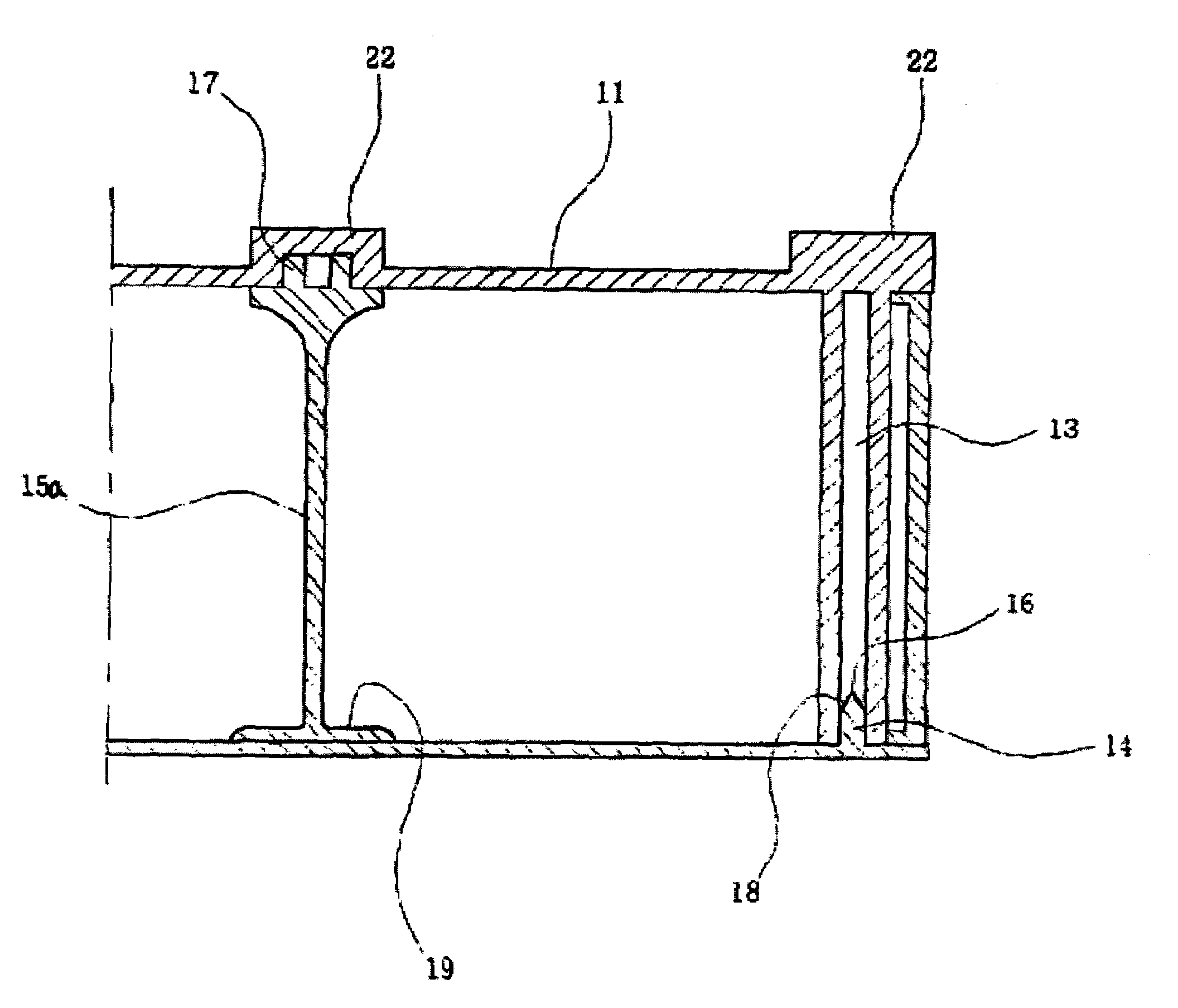 Air hypocaust structure for cooling and/or heating