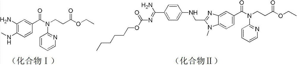 Preparation method of medicine intermediate 3-[(3-amino-4-methylaminobenzoyl) (pyridine-2-yl)amino] ethyl propionate