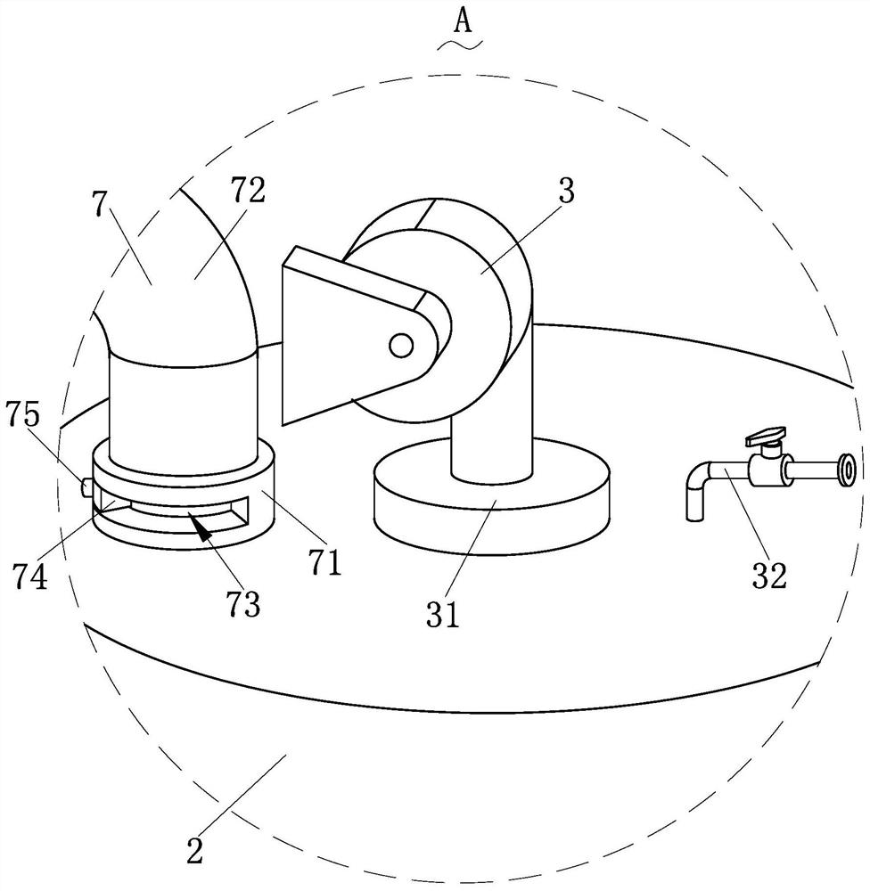 Three-return-stroke vertical gas boiler