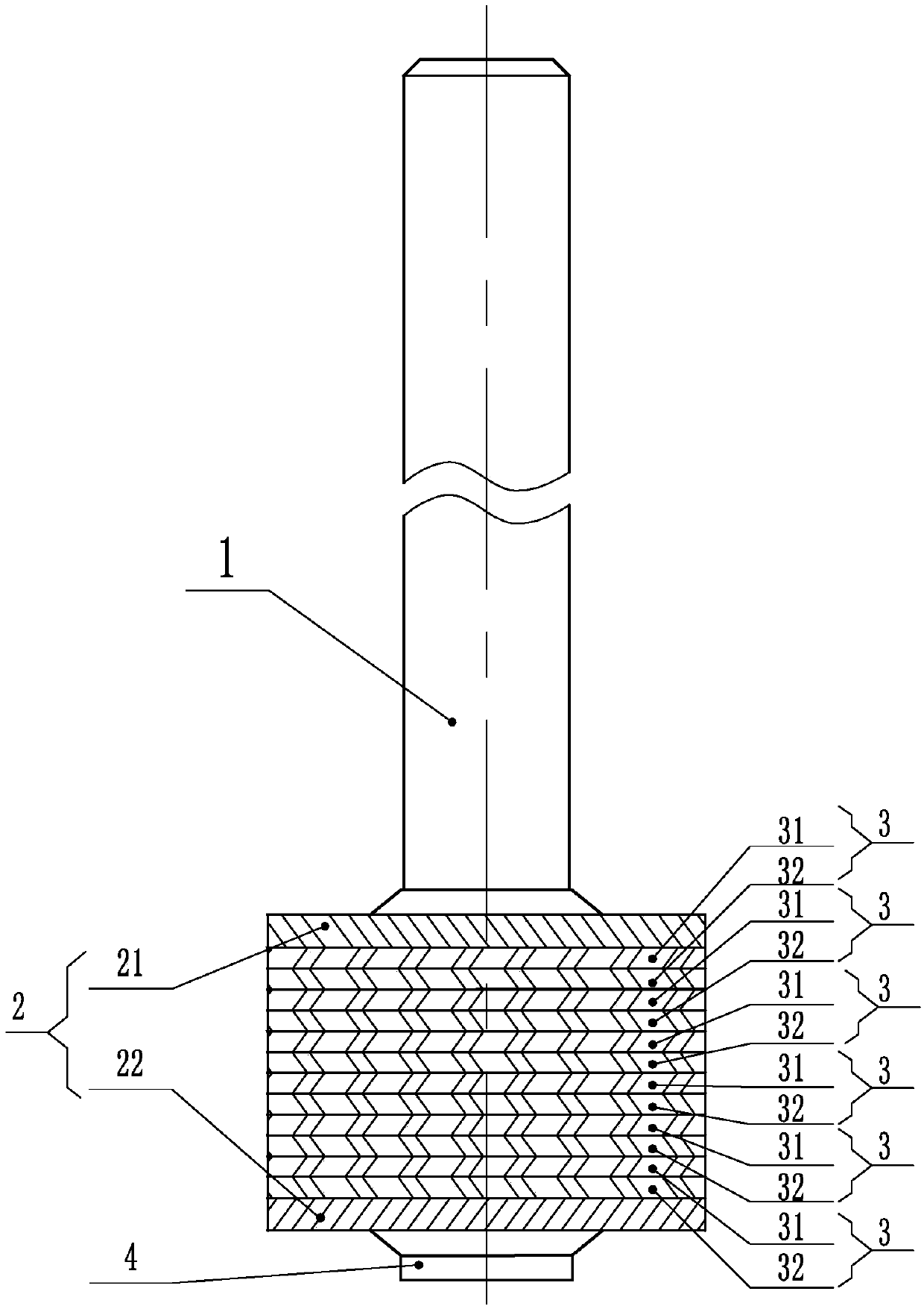 Combined tool for carbon fiber aramid paper honeycomb sandwich composite board