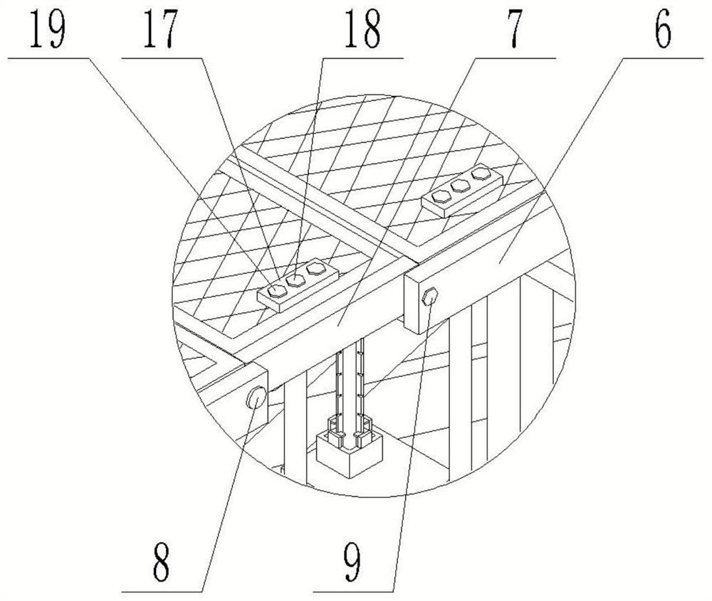 Novel scaffold for building construction and using method