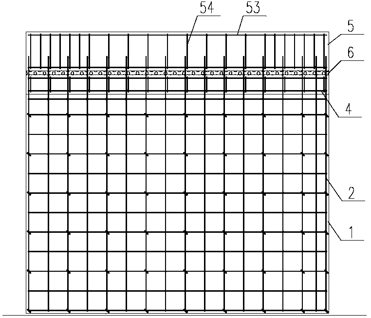 Prefabricated whole filling wall and structural connection method thereof