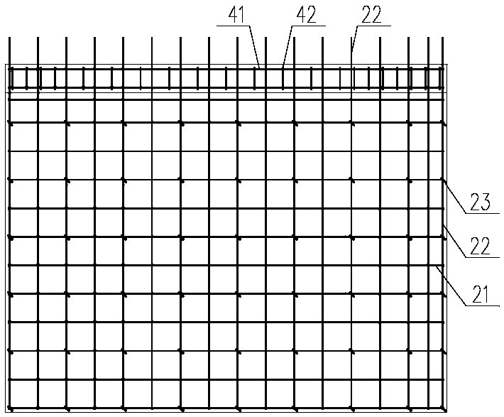 Prefabricated whole filling wall and structural connection method thereof