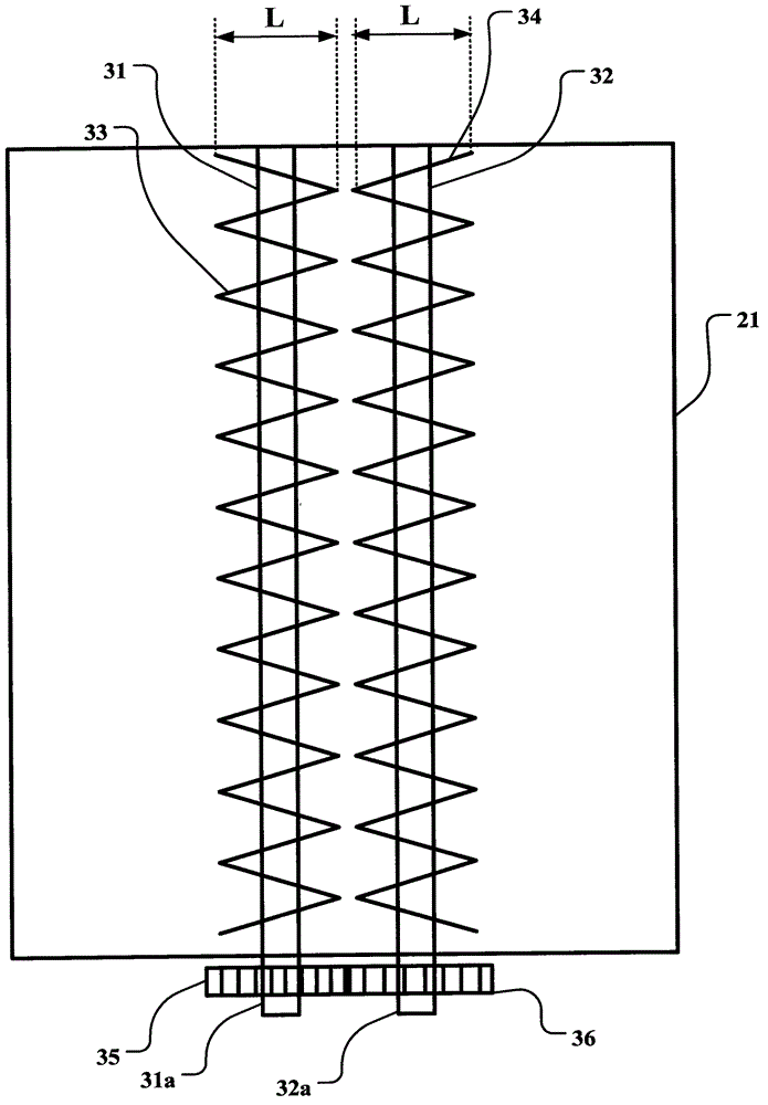 Material conveying control device of battery car with feeding machine