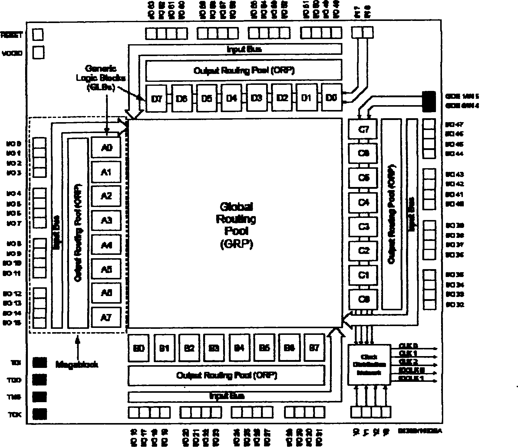 Logic resource testing technology for in-system programmable device