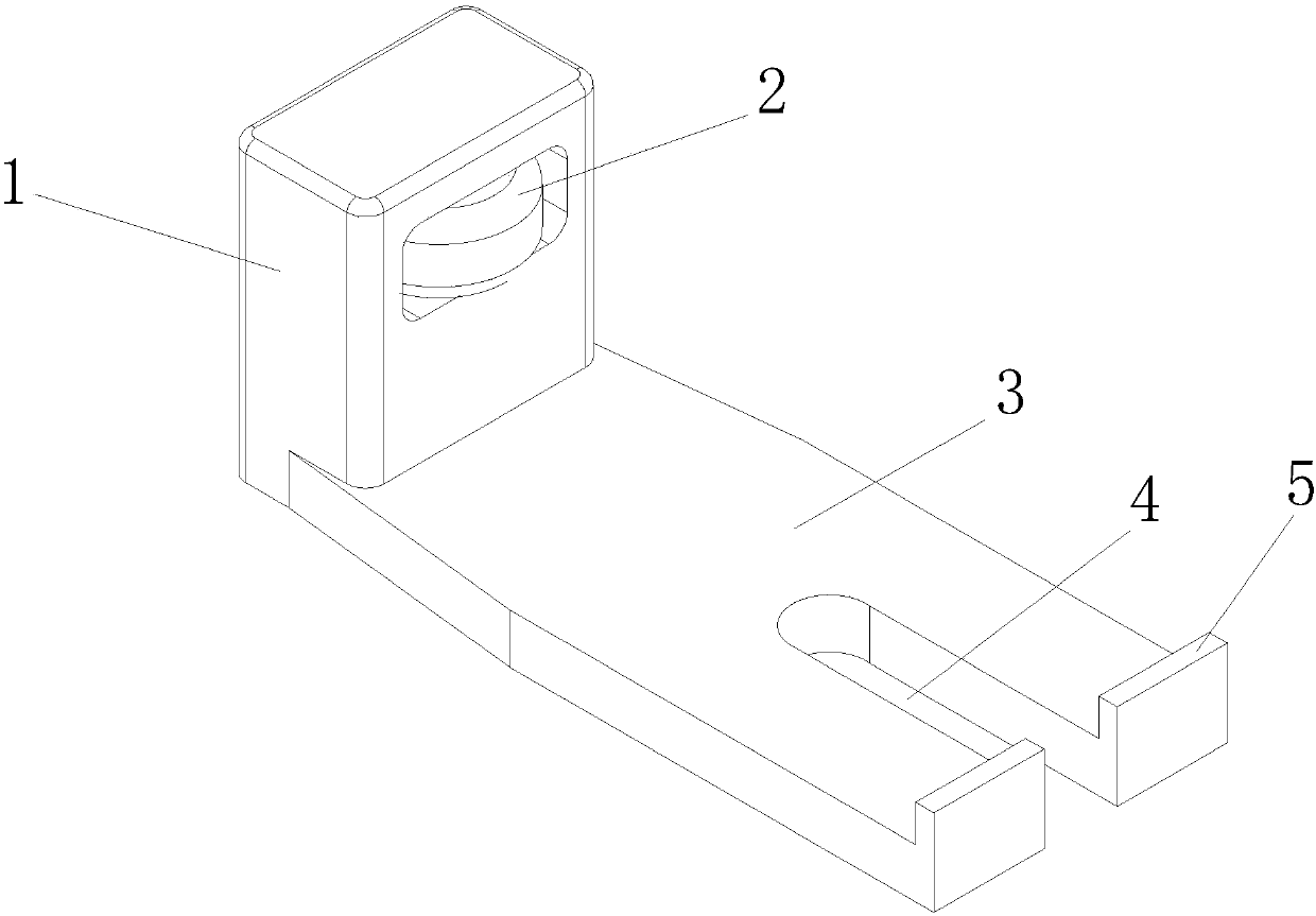 Door glass guiding part for shower room