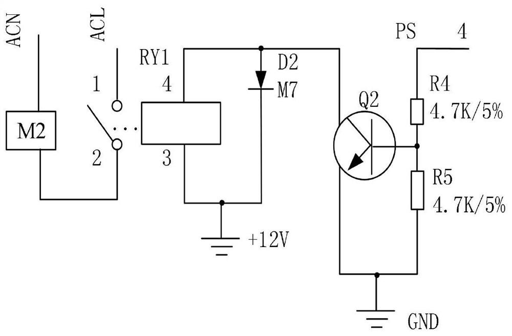 Drainage pump detection circuit and control method