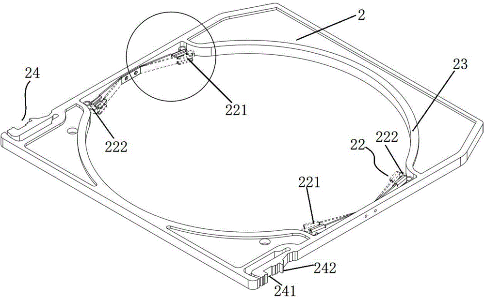 Ejector piece type double-sided optical disk box