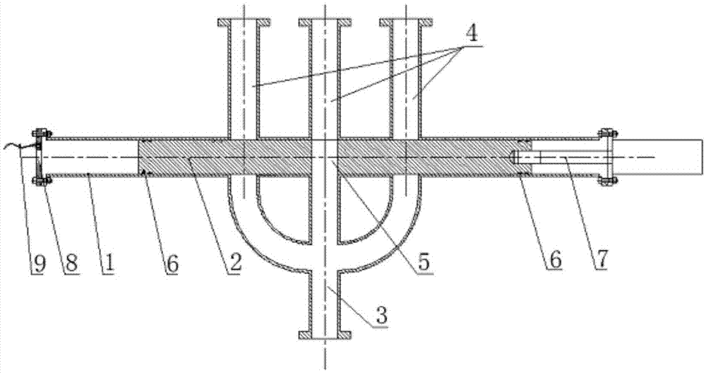 Pipe conveying device and switching valve thereof