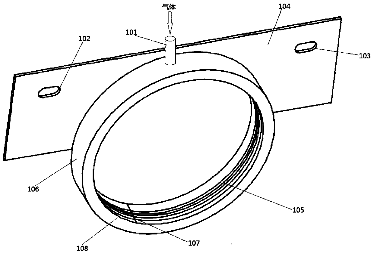 High-voltage cabinet in-out cable hoop