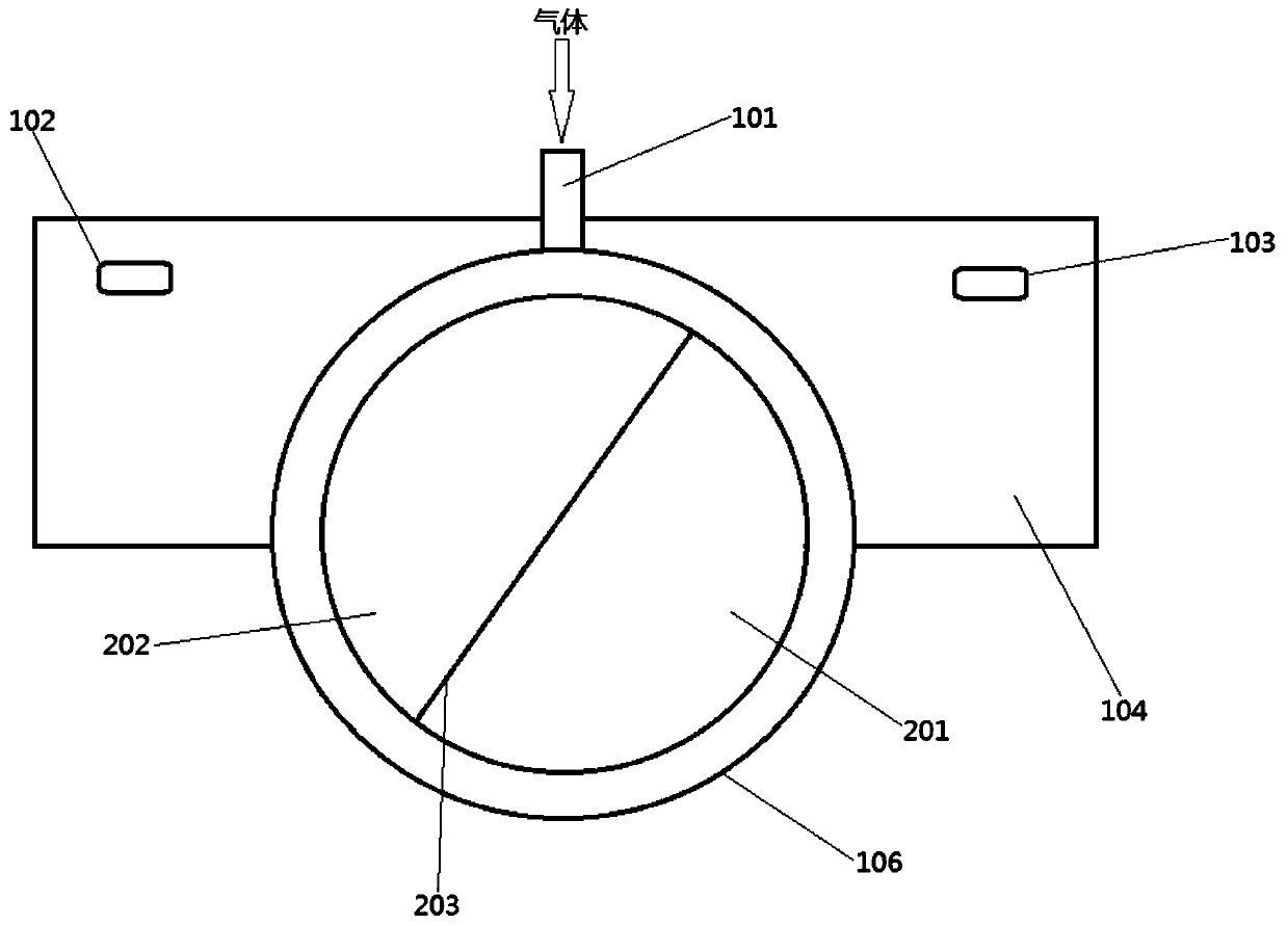 High-voltage cabinet in-out cable hoop