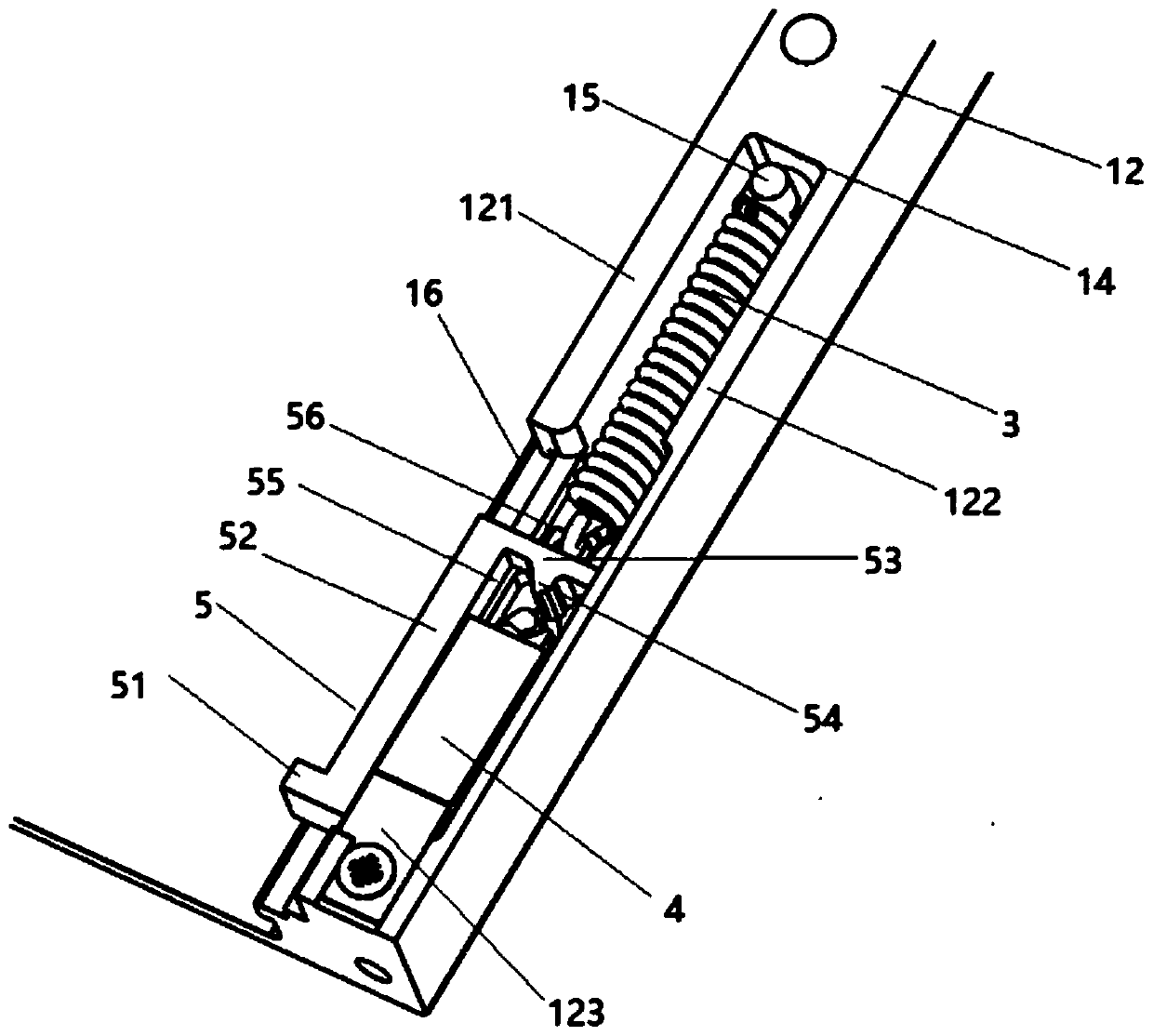 Pop-up device applied to data recording disk box