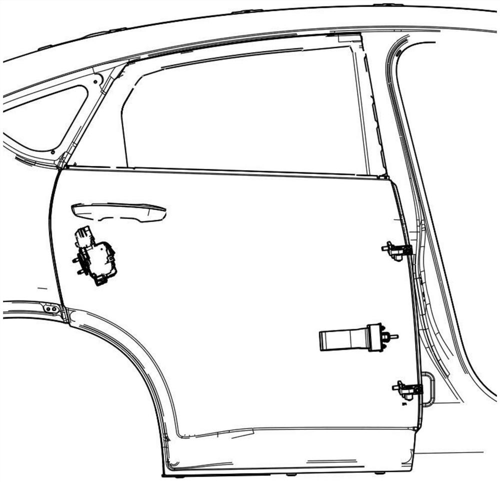 Vehicle door opening and closing device and method