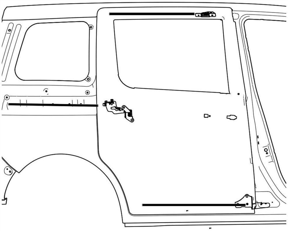 Vehicle door opening and closing device and method