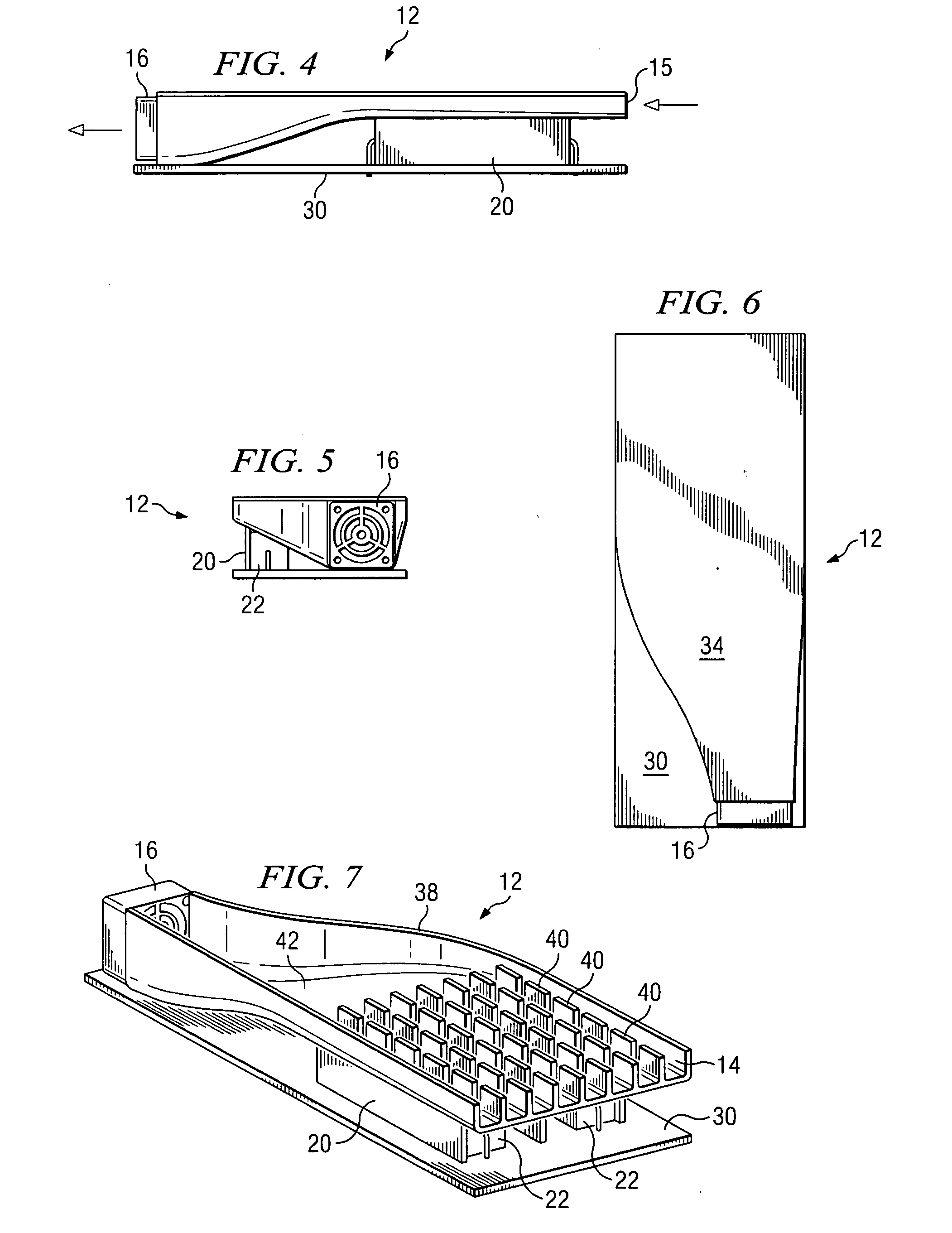 Compact electronics plenum