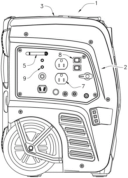 Electric generator wireless monitoring device