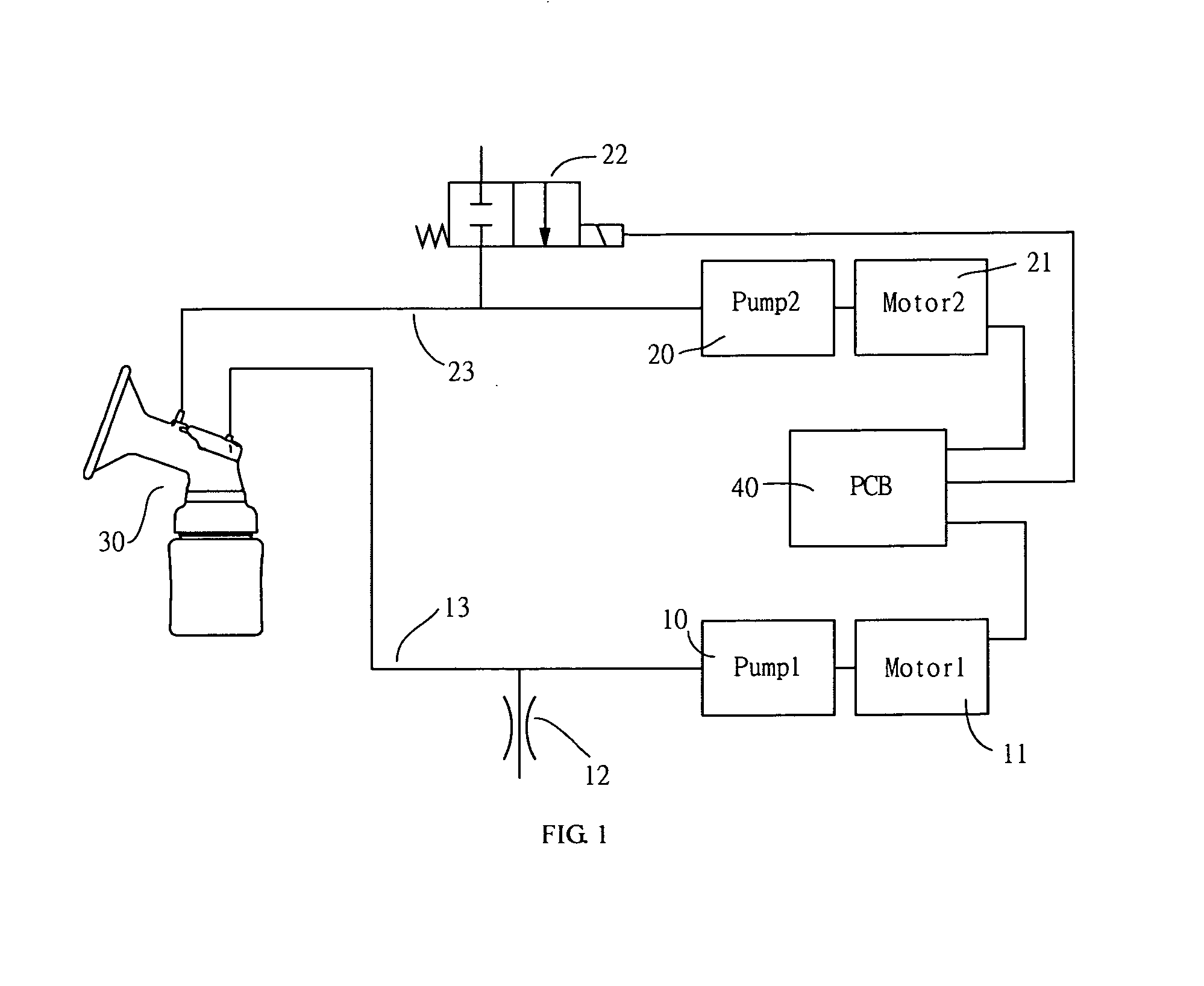 Milk expressing device capable of simulating a baby's suckling