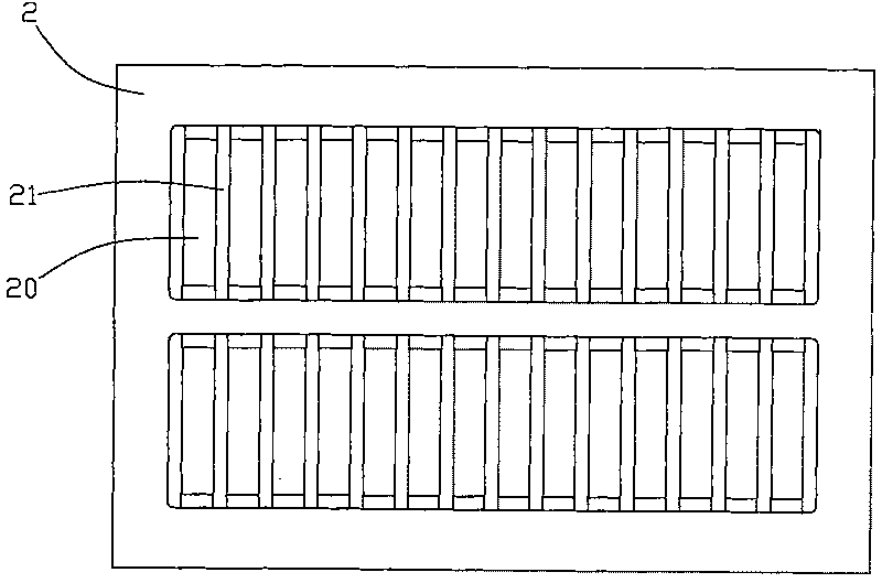 Core pulling molding device of pressure-type hollow brick machine