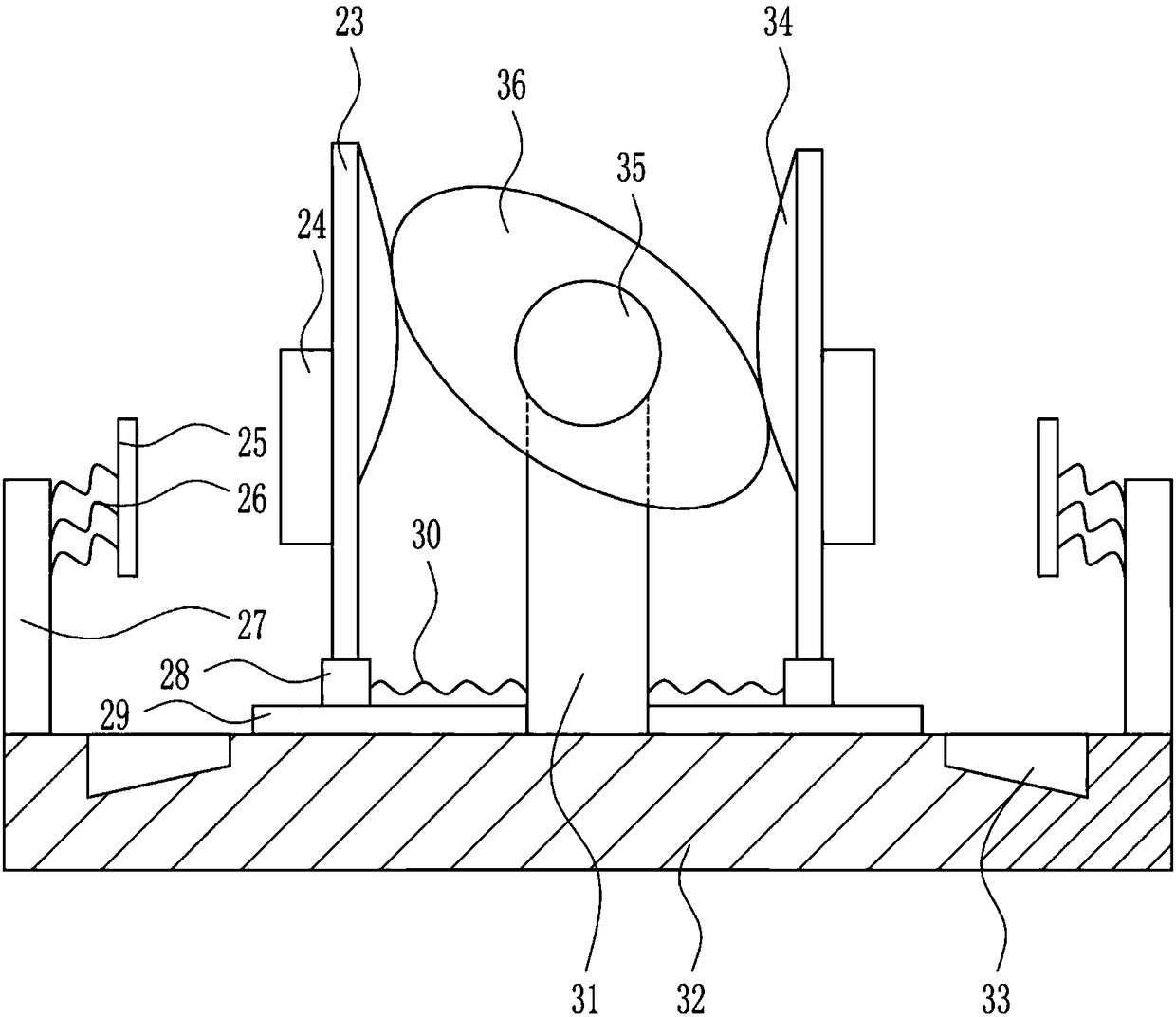 High-safety decoration board installing device