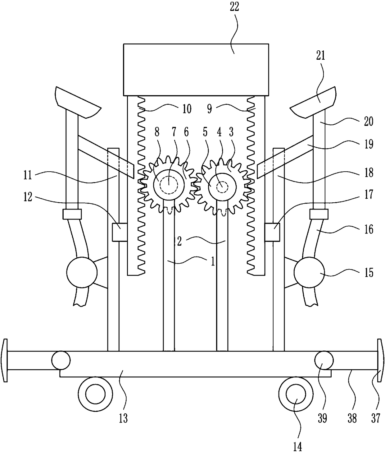 High-safety decoration board installing device