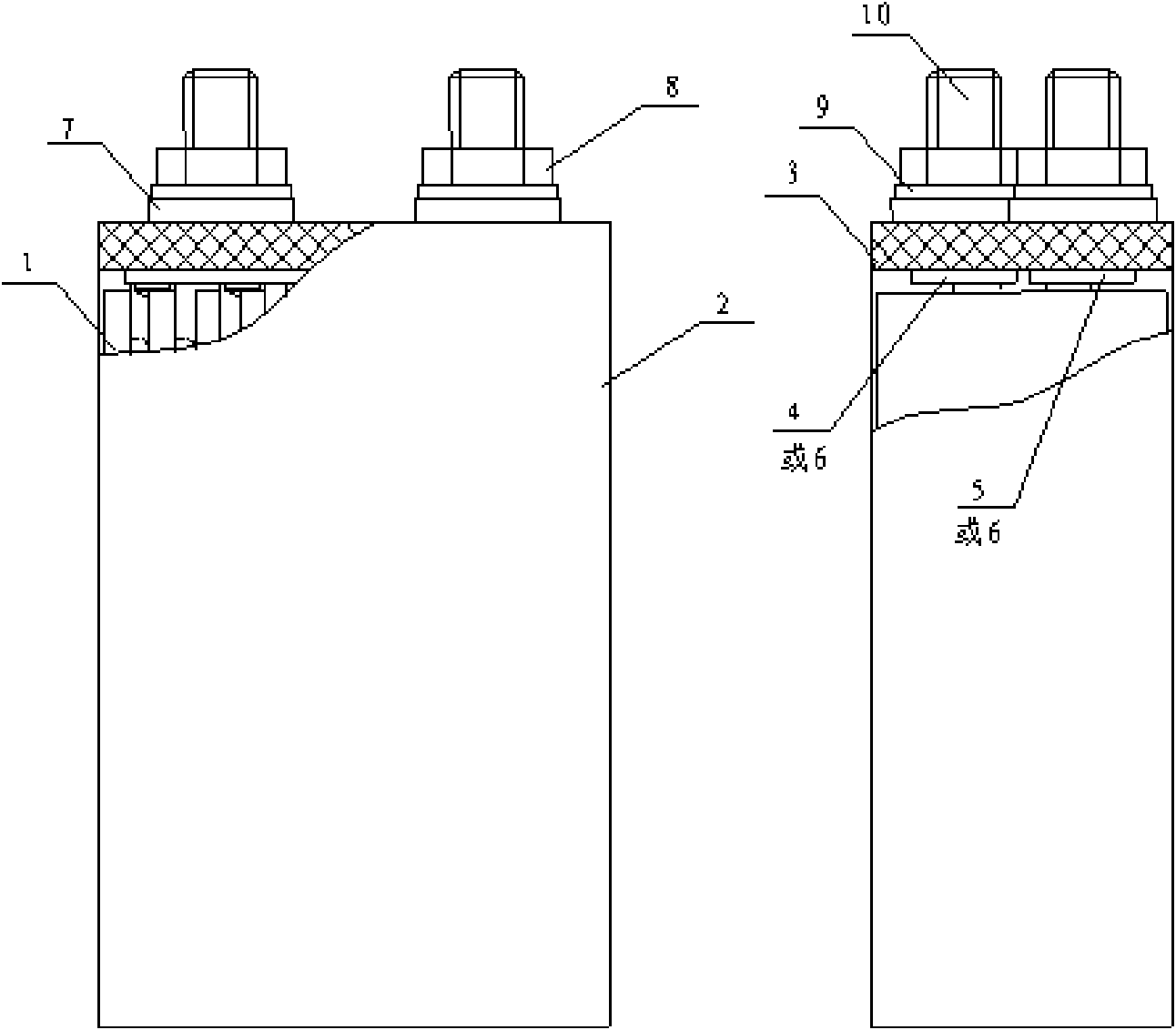 Large-capacity lithium iron phosphate storage battery