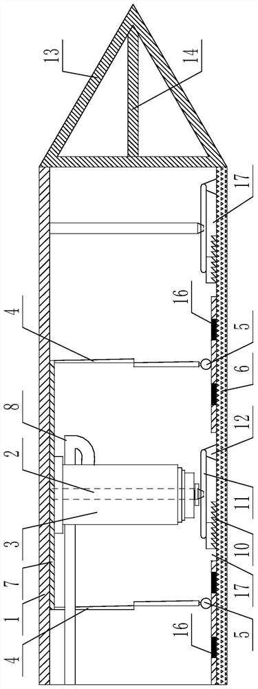 Pipe shed for reinforcing rock-soil layer