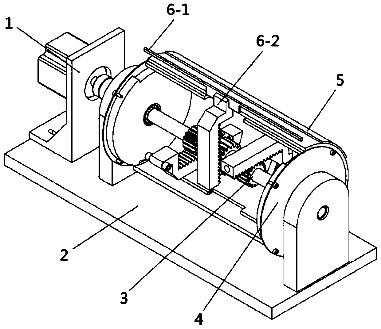 Cotton fiber roll automatic dismounting device