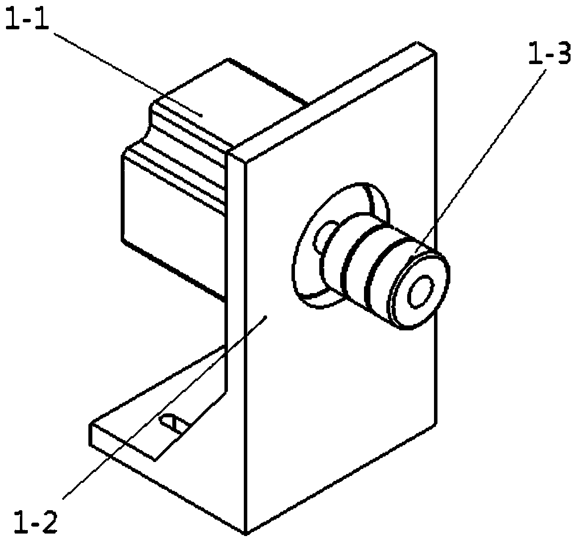 Cotton fiber roll automatic dismounting device