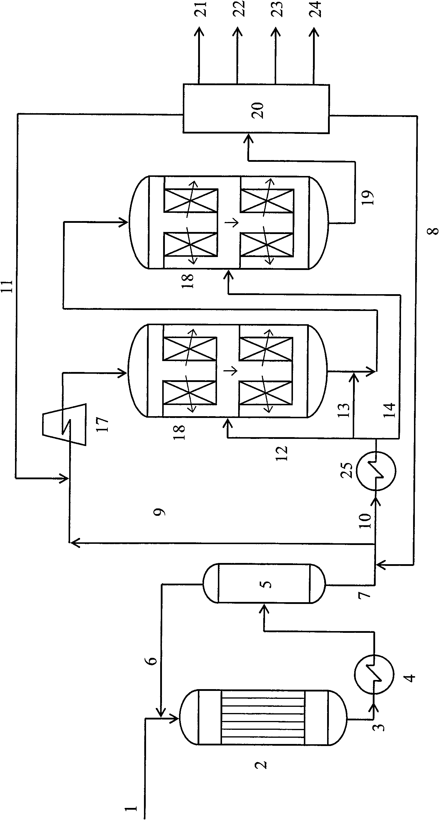 Method for directly preparing propylene from crude methanol