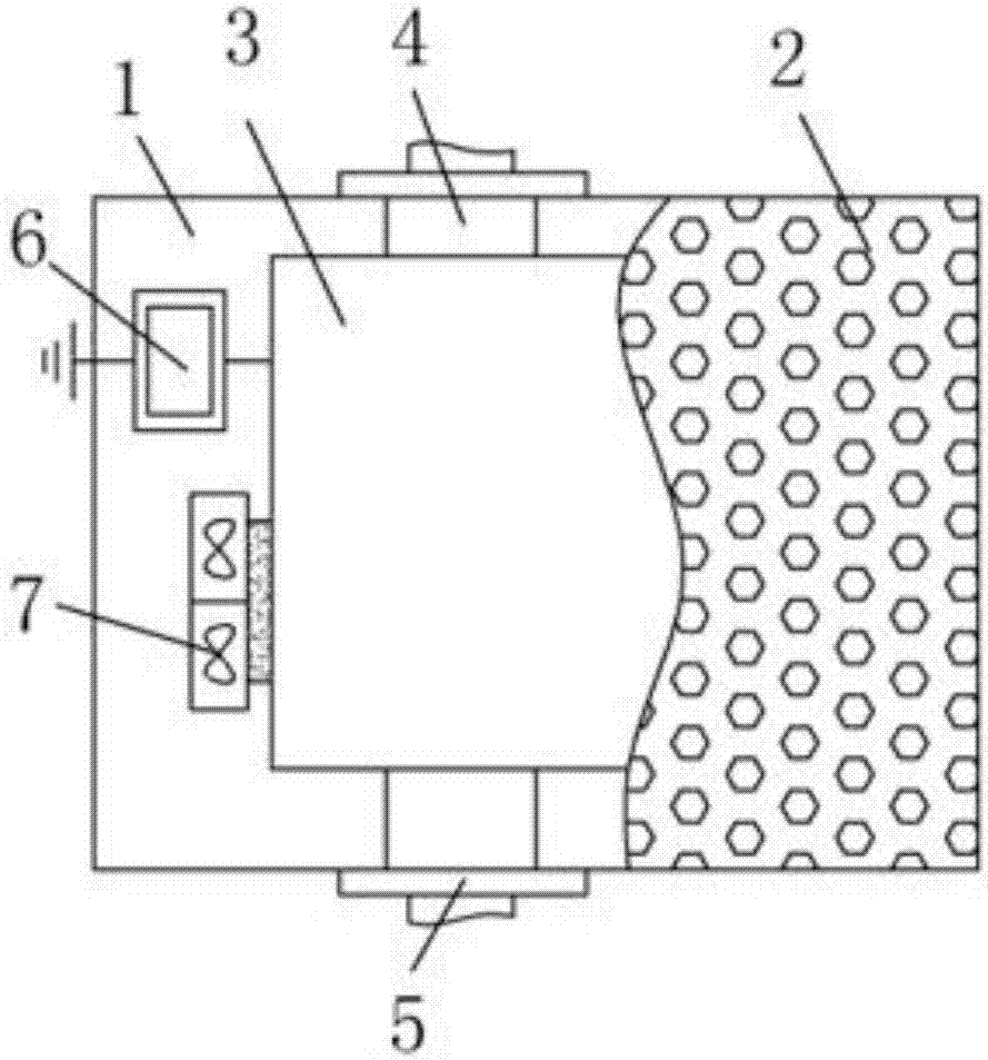 Improved structure of switch power supply of industrial control computer