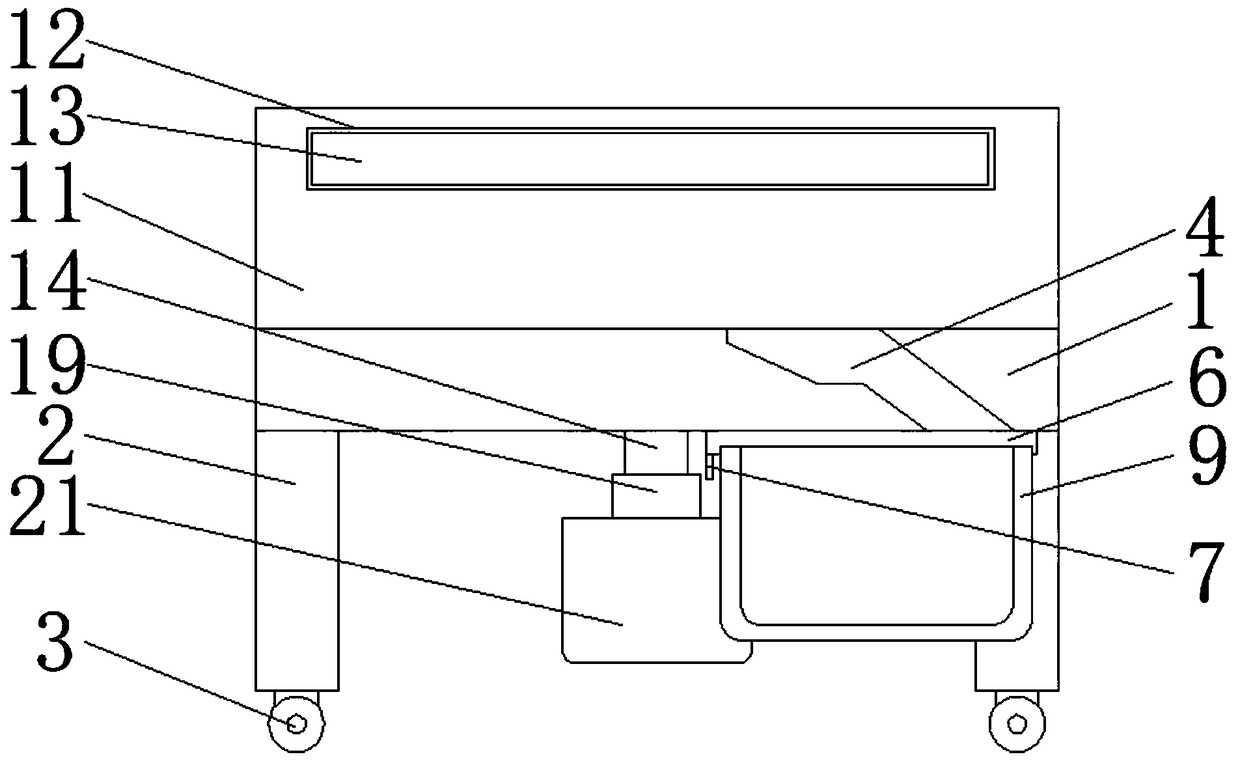 External dust-proof storage device for garment production