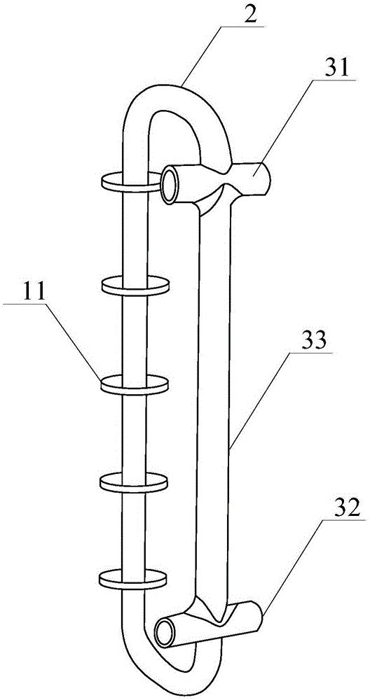 Energy saving control system based on superconduction cooling waste heat power generation of trilinear driving type blast furnace