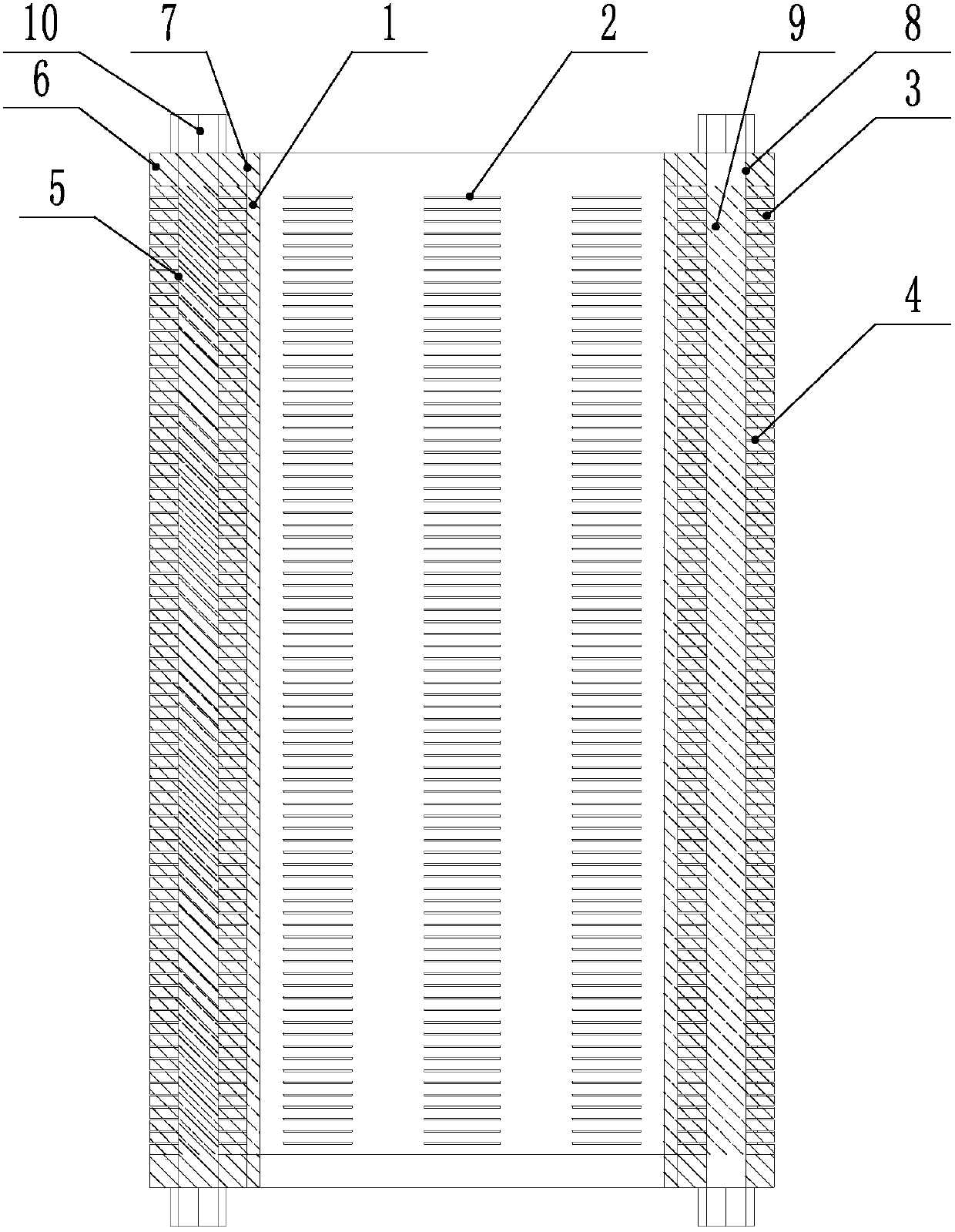 Combined type bone-meat separating device