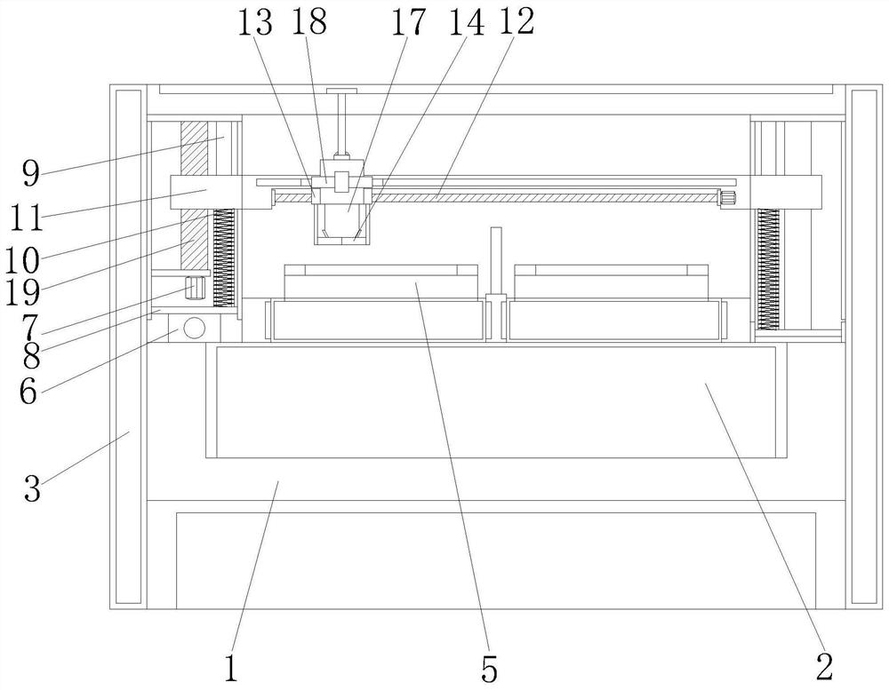 Anti-collision device of laser cutting machine