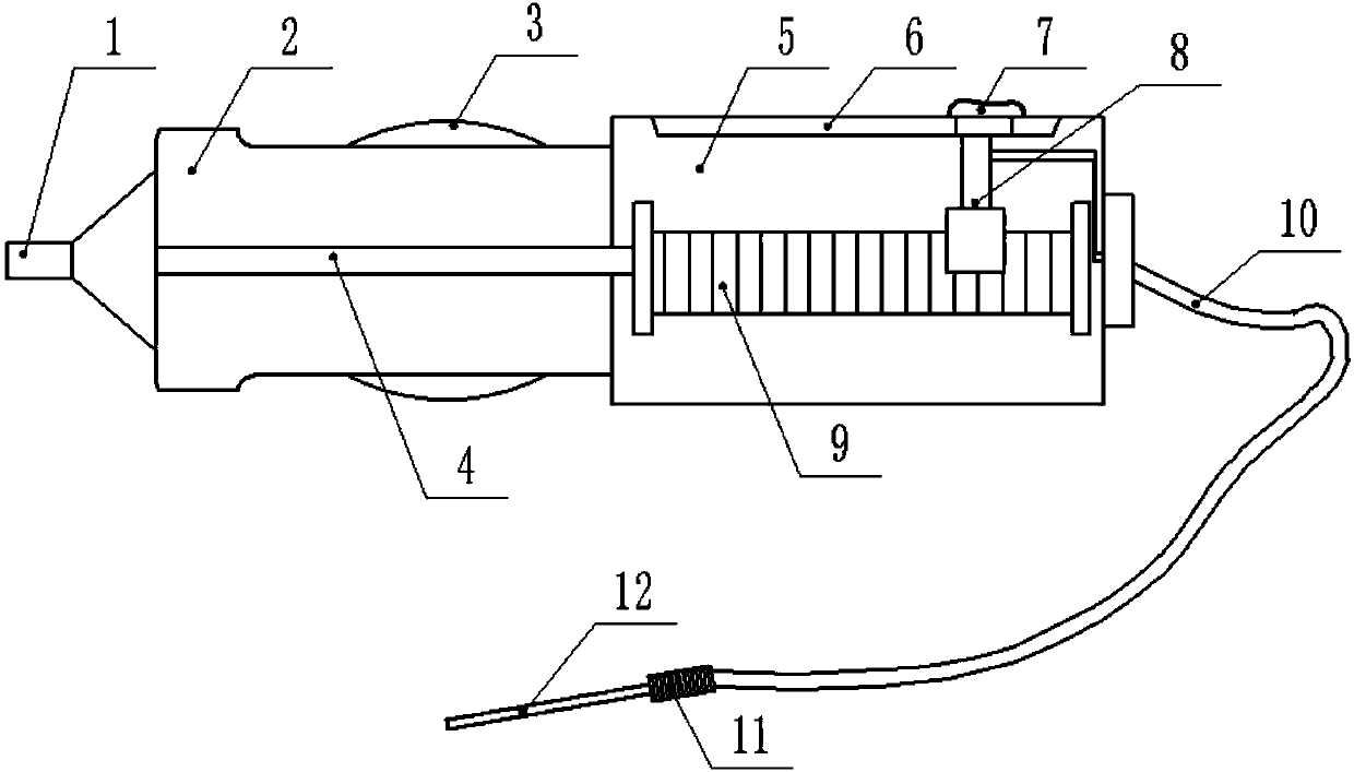 Controllable temperature rising device in vehicle