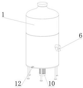 Blueberry and rosa roxburghii tratt fruit wine residue filtering device and brewing method