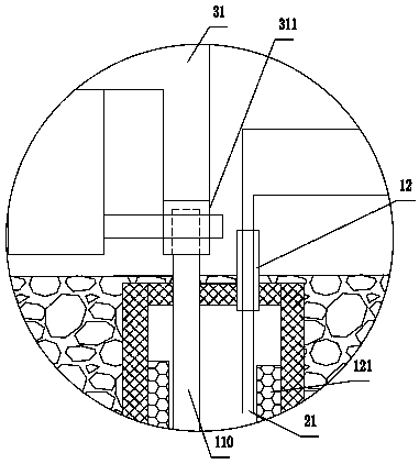 Safe and environment-friendly gas mixing heat energy expansion device and construction method