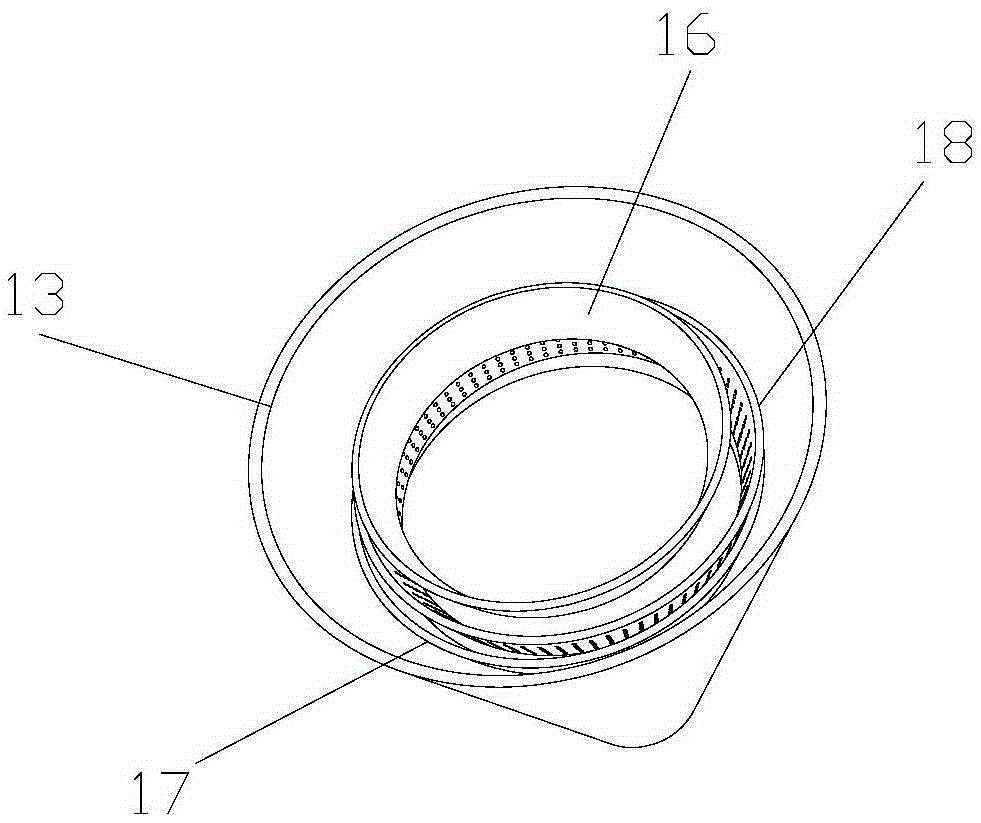 Device and method used for organic waste water treatment of laboratory