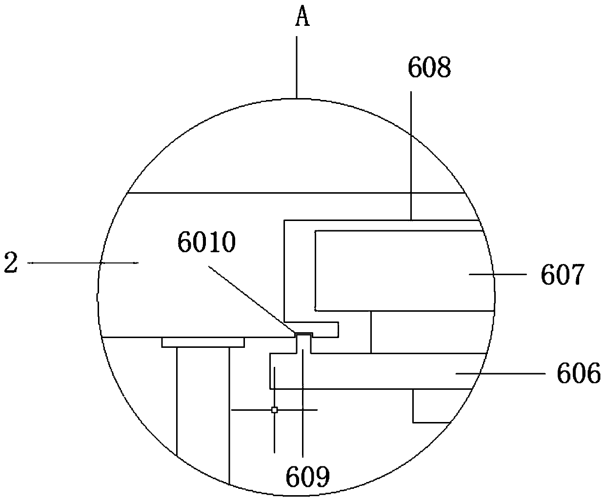 Cutting device for aluminum box adhesive tape processing