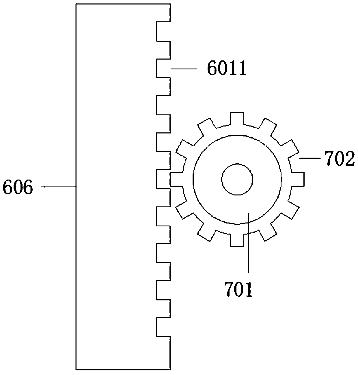 Cutting device for aluminum box adhesive tape processing