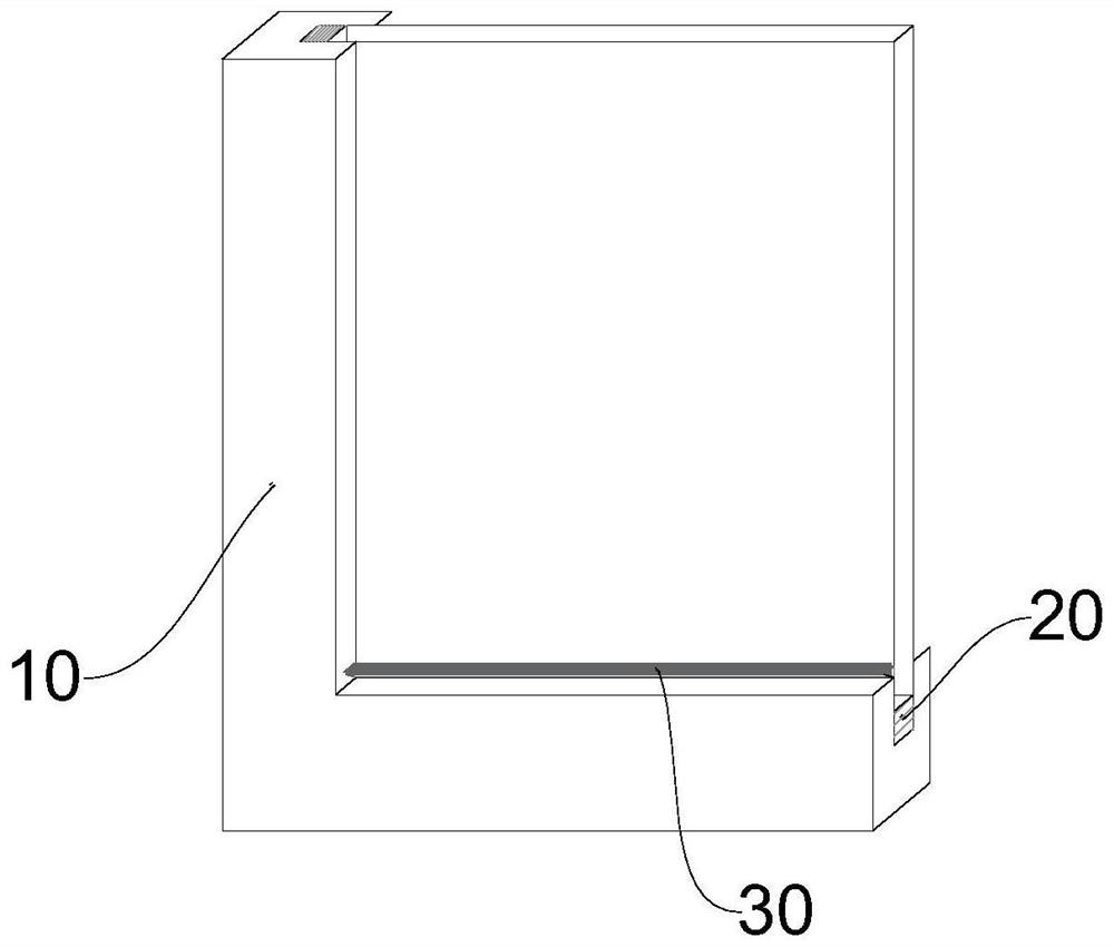 Automatic glass mounting structure