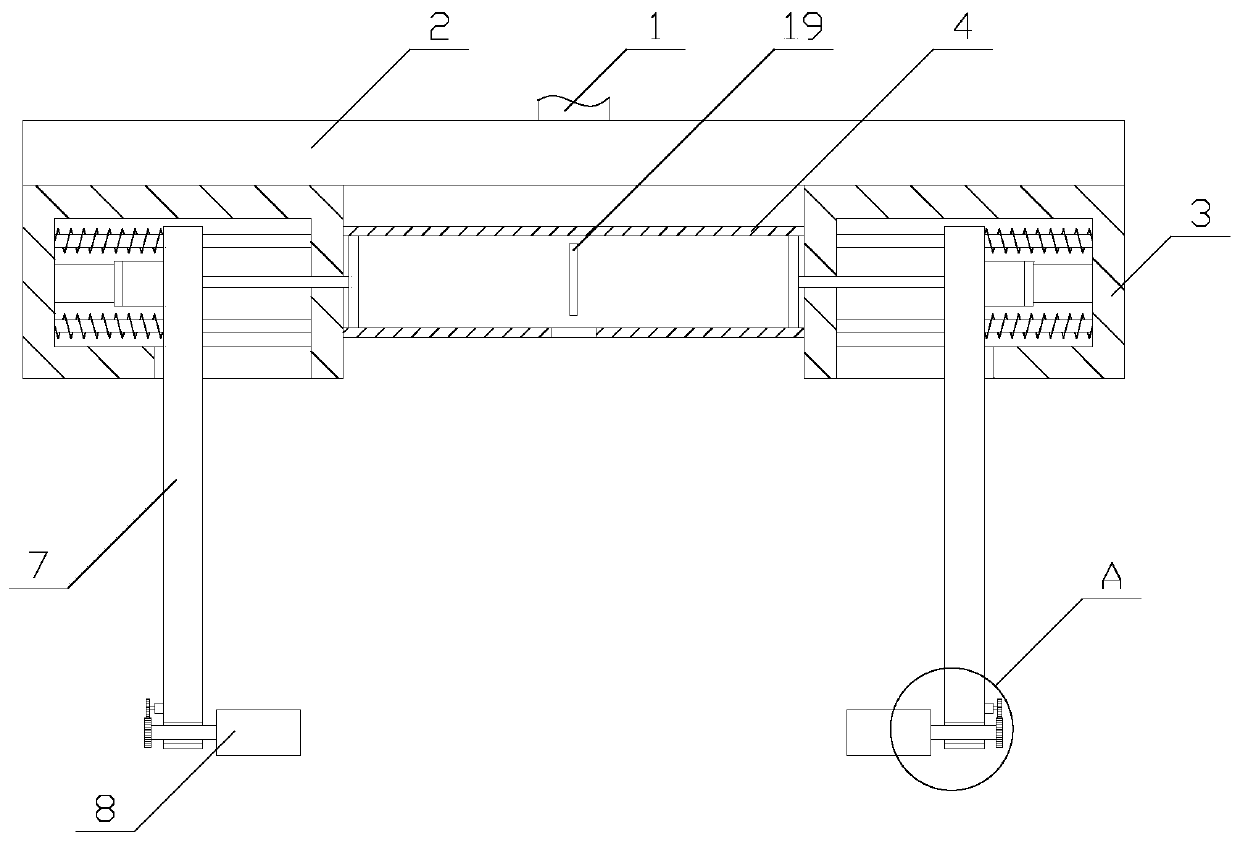 Dust collecting type sorting device with high reliability based on flip chip technology