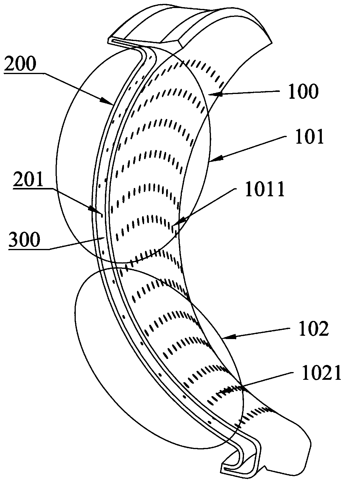 Reverse flow combustor and double-wall elbow structure thereof